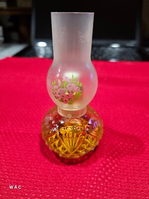 Vintage Avon Nostalgic Glow Lamp Decanter Moonwind Cologne 2 oz.