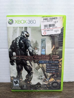 Crysis 2 -- Limited Edition (Microsoft Xbox 360, 2011) Tested Free Shipping 