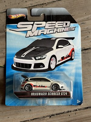 hot wheels 2009 Speed Machines VW Volkswagen Scirocco GT24 White