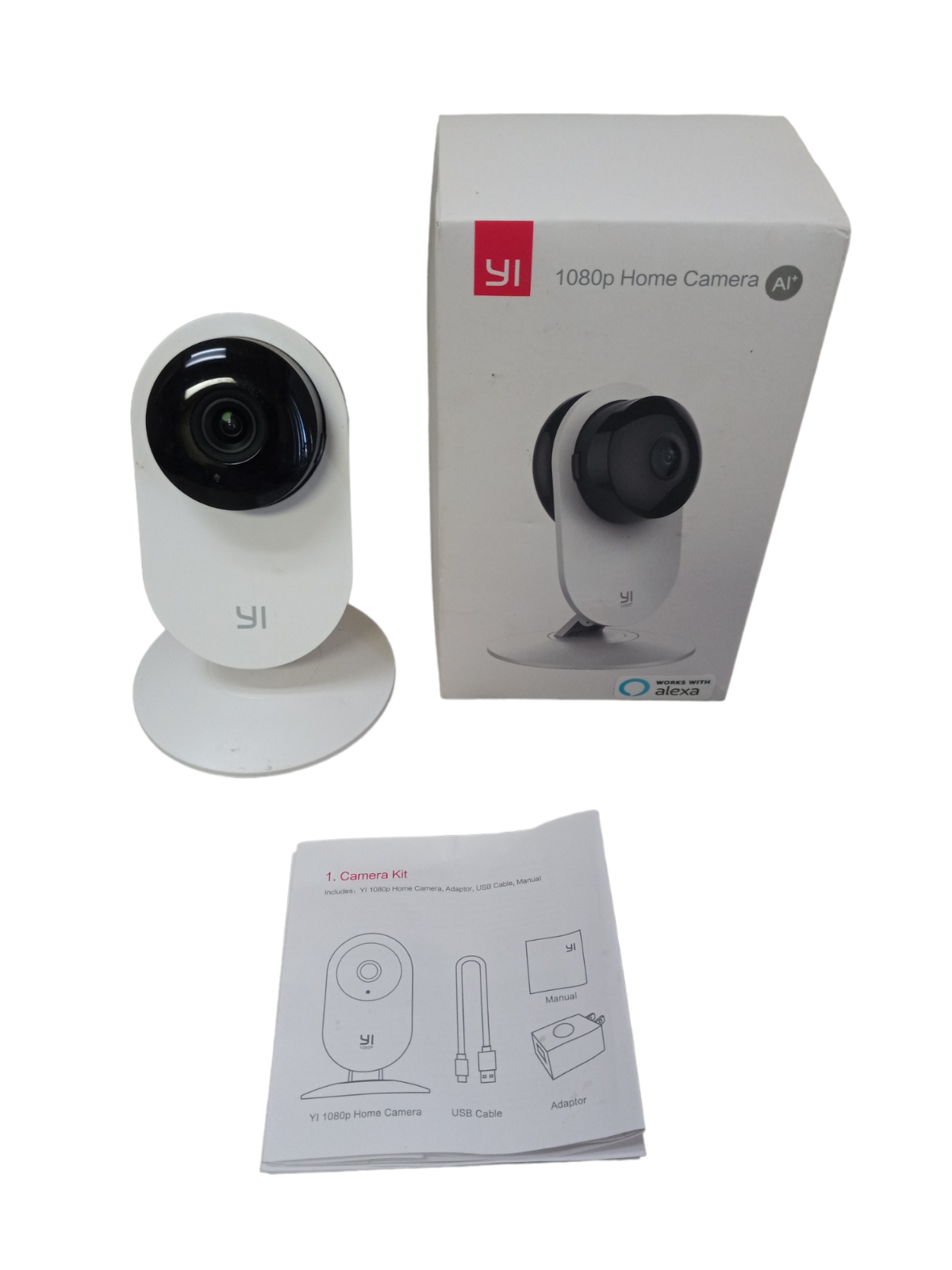 【2個セット】YI ドーム型カメラ　１０８０P Amazon.com : YI 2pc Pan-Tilt Dome Security Camera, 360