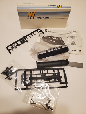 NOS ~ HO SCALE WALTHERS 932-5009 TEXACO SINGLE DOME TANK CAR KIT ~ our # T4049