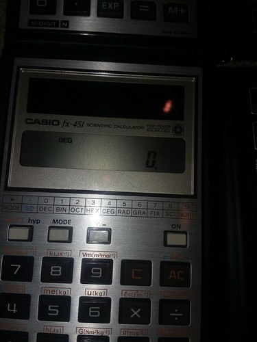 Casio Fx-451 And Fx-451M Fx 451 Fx 451M Both Great Condition. Both calculators