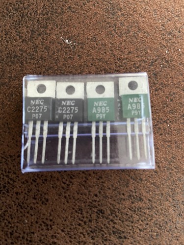 1pairs OR 2PCS Transistor NEC TO-220 2SA985/2SC2275 A985 1pairs OR 2PCS Transistor NEC TO-220 2SA985/2SC2275 A985