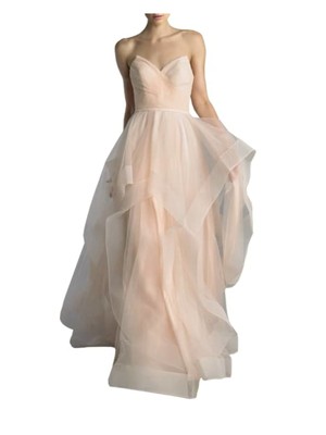 

Женское розовое асимметричное платье без рукавов BASIX BLACK LABEL, вечернее платье, Розовый