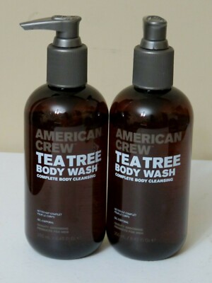 2- AMERICAN CREW TEA TREE BODY WASH  8.45oz EACH