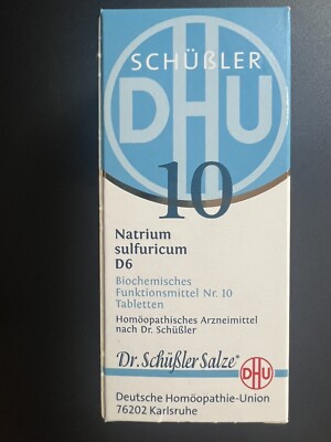200 tabs DHU DR SCHUESSLER SALT 10 Natrium Sulfuricum D6