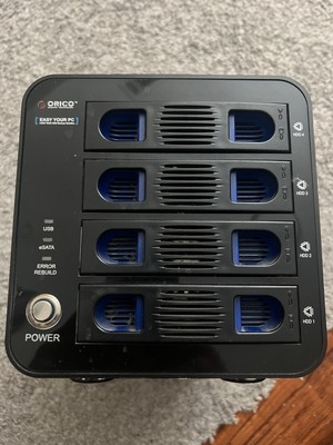 Orico 4 Bay Raid Hhd Backup Solution hard Drive Enclosure Dock With Seagate 1tb