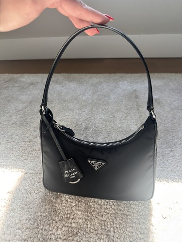 Prada Re-Edition 2005 Hobo with Saffiano Leather Handle Mini Prada Re-Edition 2005 Hobo with Saffiano Leather Handle Mini