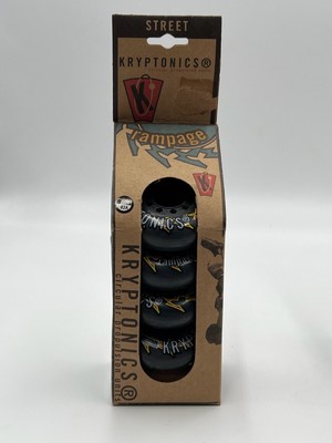 INLINE SKATE WHEELS - 3 SETS OF 4 - KRYPTONICS - RAMPAGE - 72MM 82A - NOS