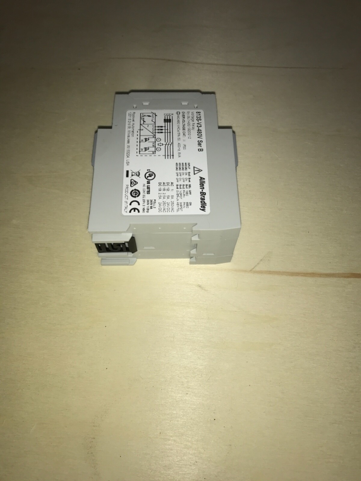 Allen Bradley, #813S-V3-480V, New OTHER, FAST Free SHIPPING