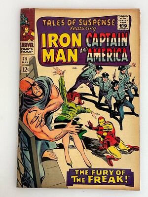 Tales of Suspense #75 Iron Man 1st Appearance Peggy Carter 1966 VG/FN