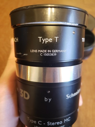 Rare Schneider Kreuznach Cinema Technicolor 3D Film Projector Lens