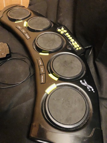 First Act 5 Pad Digital Drum Set w/Pedal Headphones Adam Levine Designer series