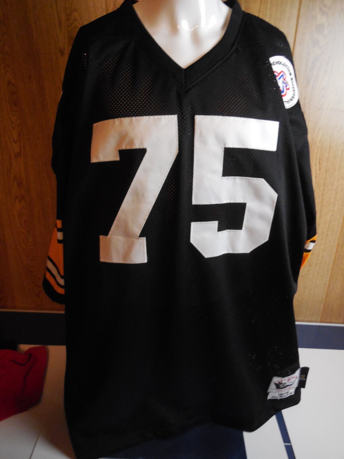 R7 Joe Greene #75 Pittsburgh Steelers NFL Mitchell + Ness