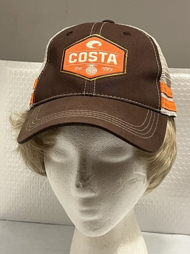 Cap Mesh Back Patch Logo Trucker Two Stripe