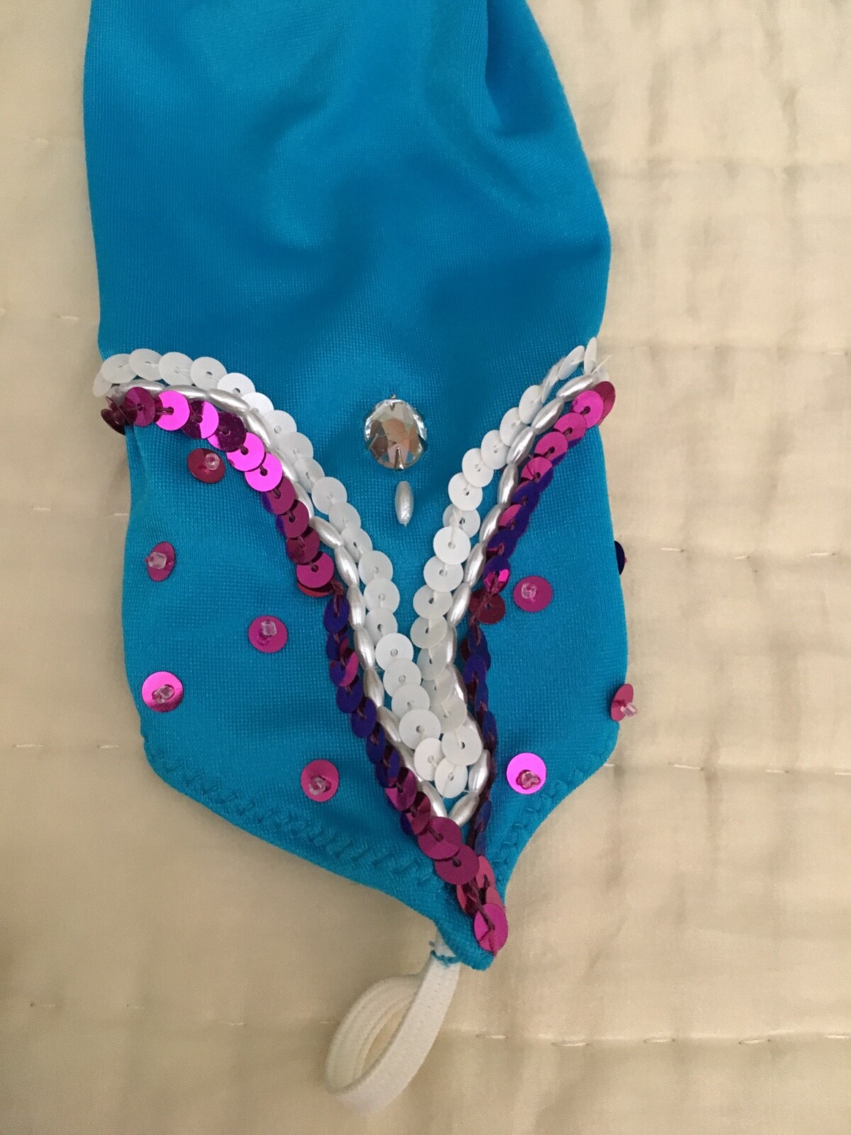 Competition Ice Figure Skating Dress Girls Tons of Glitz. Size 8-10
