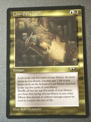 Lim-Dul s Vault X1 Alliances Ex+  Condition See Pics Front Back