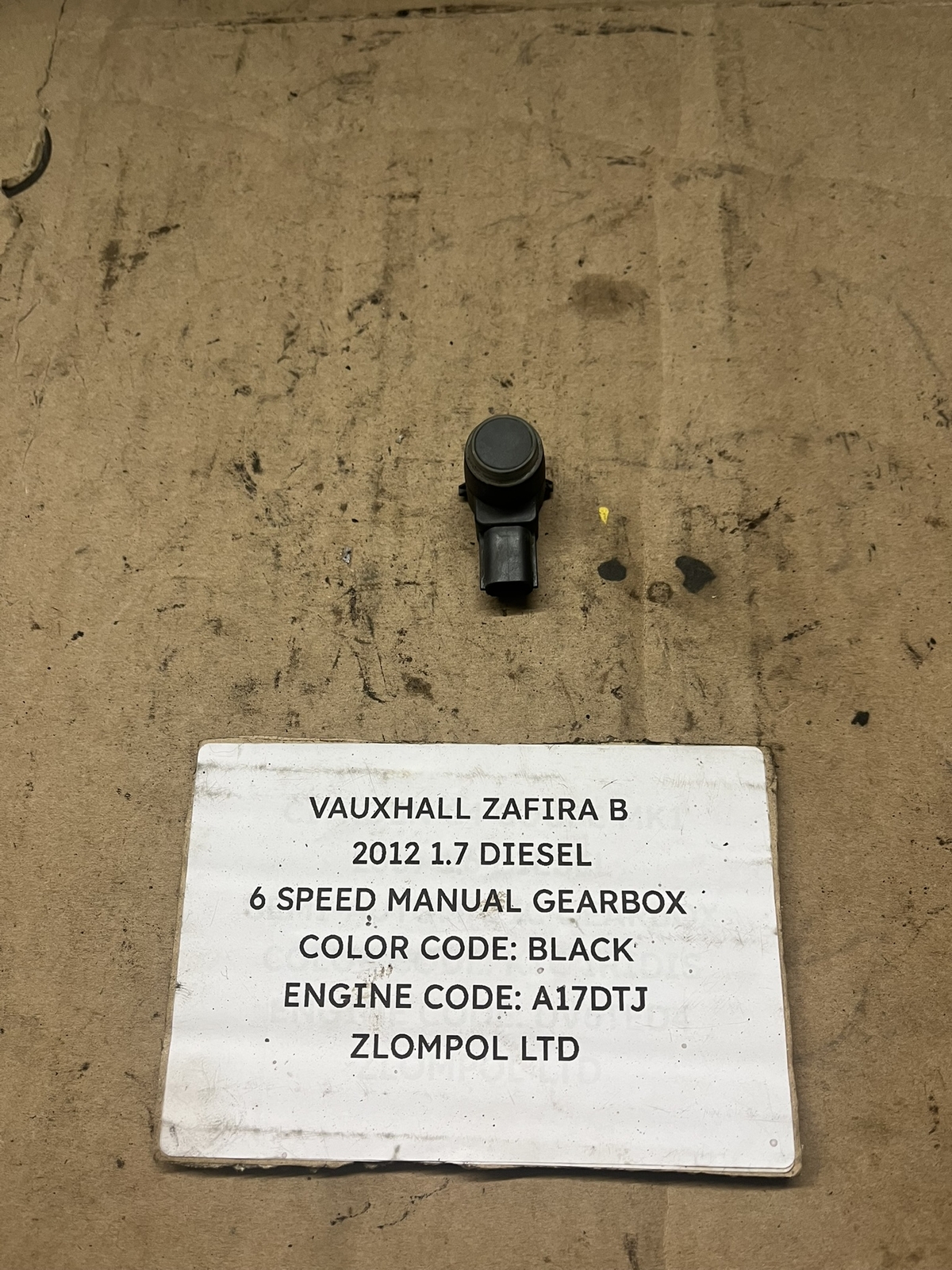 Vauxhall Zafira B 2012 1.7 Diesel Parking Sensor Parking Aid PDC 0263003613