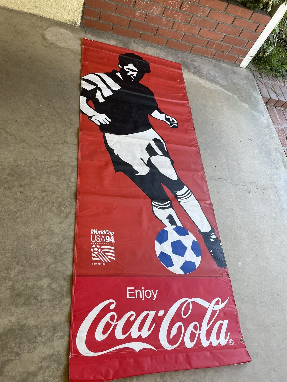 【正規通販】 USA 1994 WORLD eBay | FT 3 X FT 9 Angeles Los BANNER CUP 記念グッズ