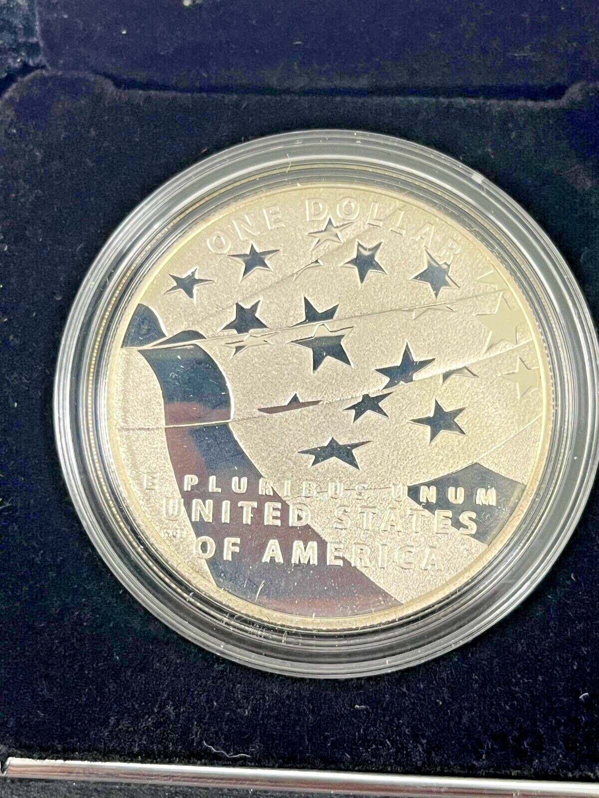 2012 Star Spangled Banner Proof Silver  Commemorative Coin w/ Box & CoA