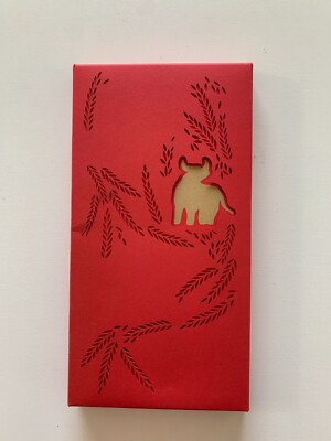 NEW! Lot of 10 2021 HERMES Year of OX Gift RED Envelopes