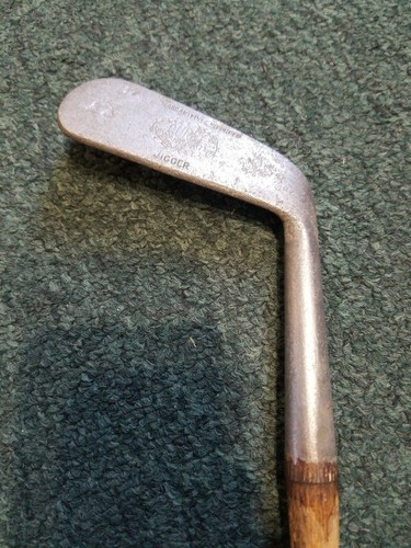 Hickory Wood Shaft Golf Club Burke Jigger Grand Prize Hand Forged