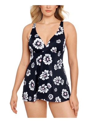 

SWIM SOLUTIONS Женский черный купальник Surplice на подкладке из эластичного материала