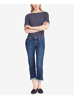 

LAUREN RALPH LAUREN Женские синие джинсы-капри, Синий, 200708849001