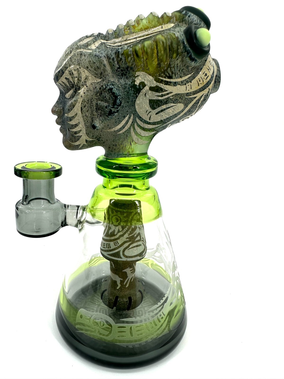 8" 14mm Bong ALIEN Glass Water Pipe MONSTER USA Best Bong Gift Unique Design
