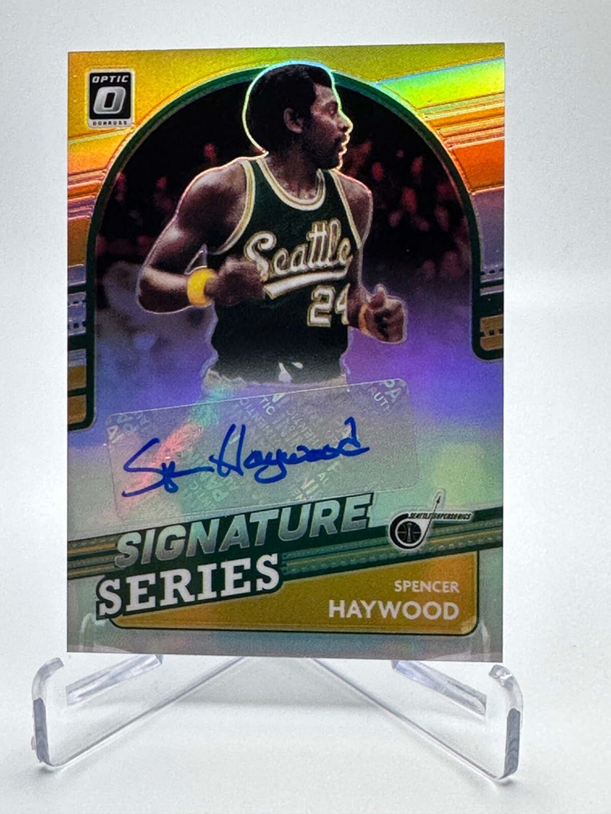 Spencer Haywood AUTO 2021-22 Optic Signature Series SP #SS