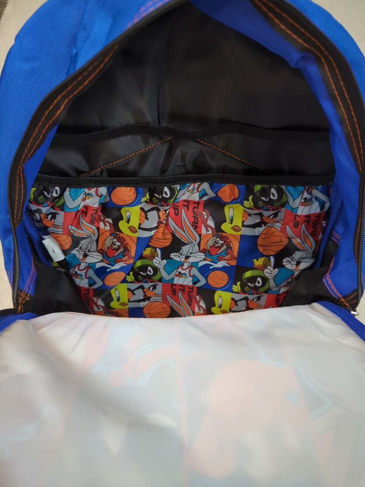Space Jam A New Legacy Looney Tunes Basketball Backpack Book Bag Tune Squad 17"