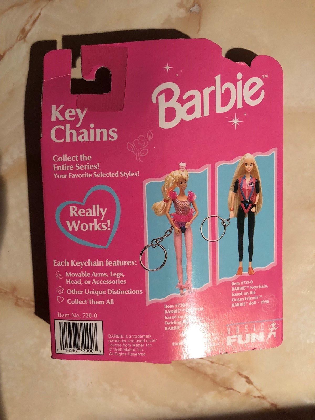 Vintage Barbie KeyChain Item 7200 Brand New