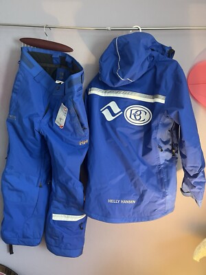 Helly Hansen Men Ski Large Jacket And Medium Pants Vail Beaver Creek Logos