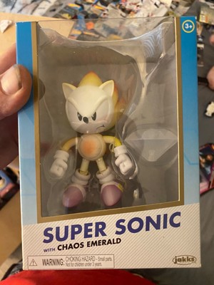 Funko Jakks Super Sonic the Hedgehog Jakks Gold 