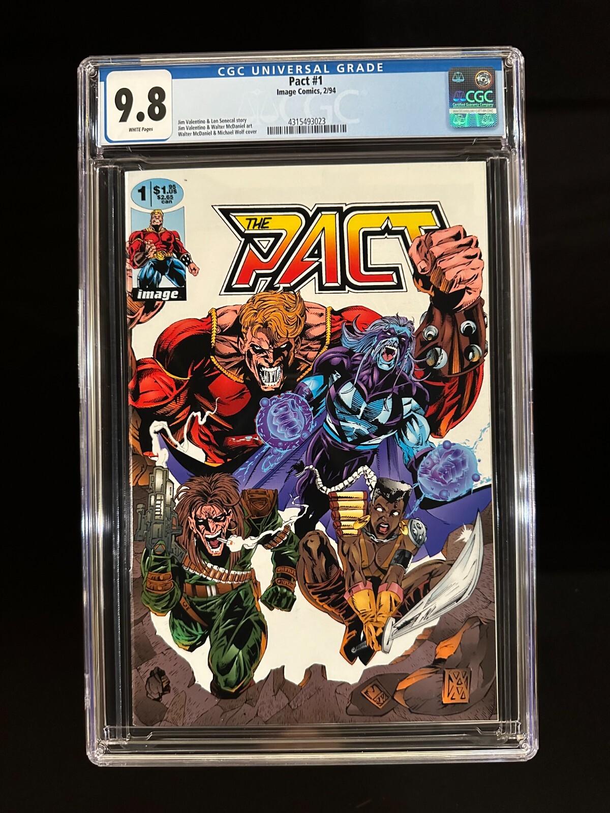 Pact #1 CGC 9.8 (1994) - Walter McDaniel & Michael Wolf cover