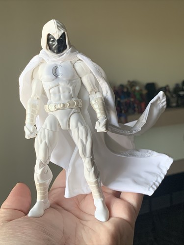SU-C-DOOM-WH: 1/12 fabric wired collar white cape for Marvel