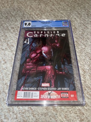 Superior Carnage #1 - CGC 9.0 - Newsstand Variant - Sept 2013