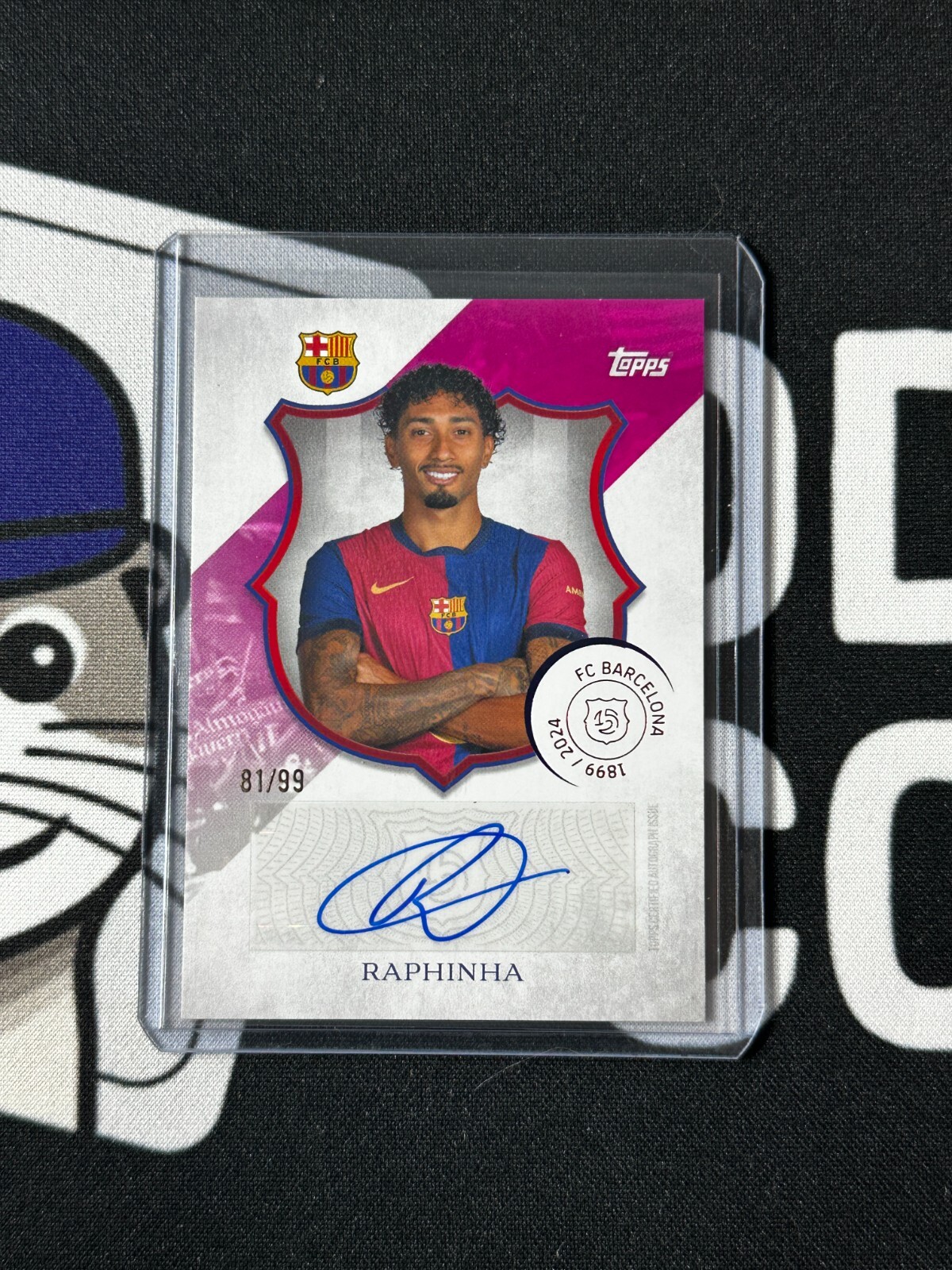 2024-25 Topps 125th Anniversary FC Barcelona Raphinha Auto