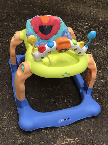 Vintage Rare Sesame Street Elmo Monster Kolcraft Toddler Child Baby Walker