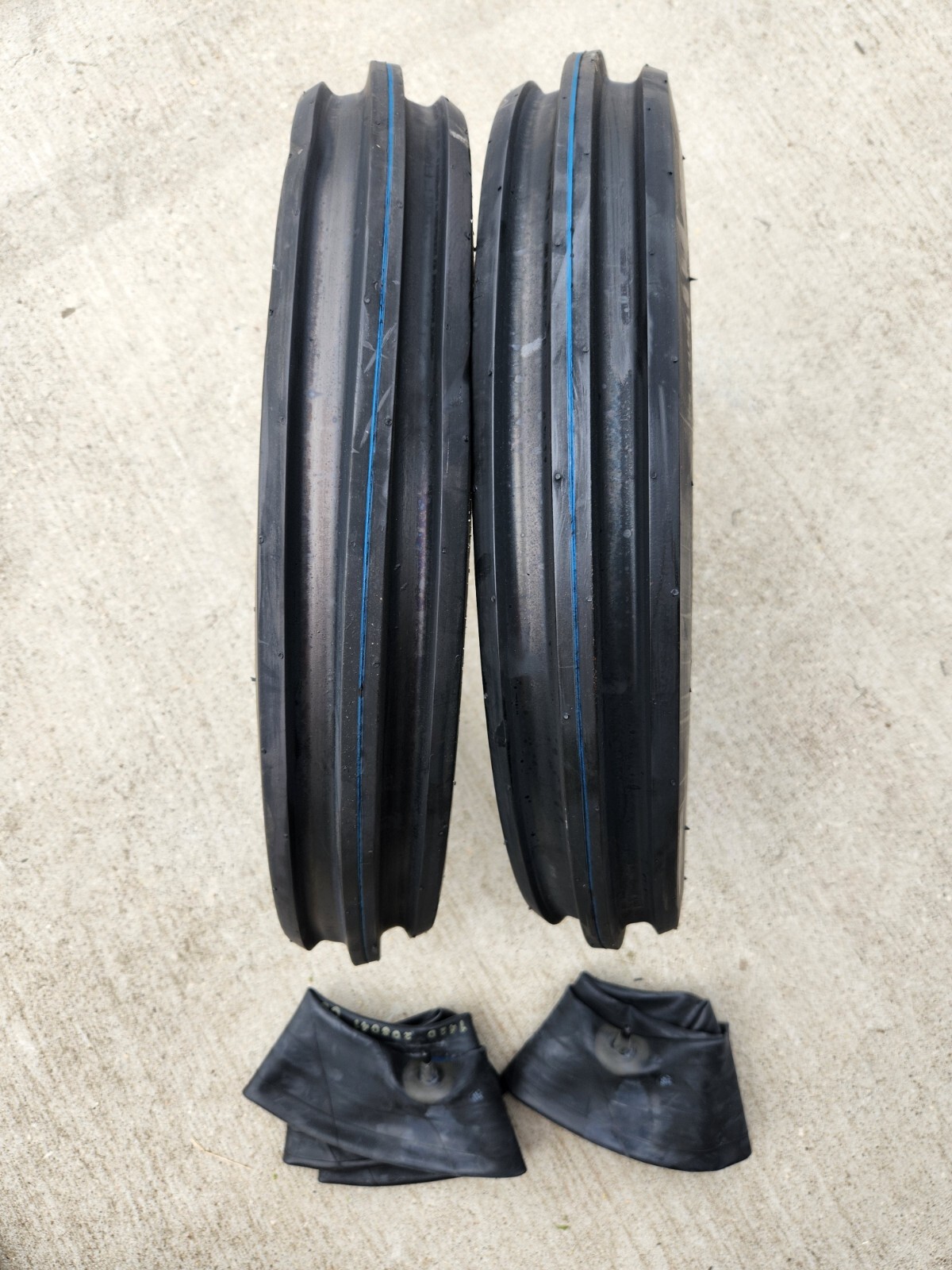 2 - 5.00-15 6P Deestone D401 Tri Rib F-2 TIRES and TUBES DS5121 500-15 ...
