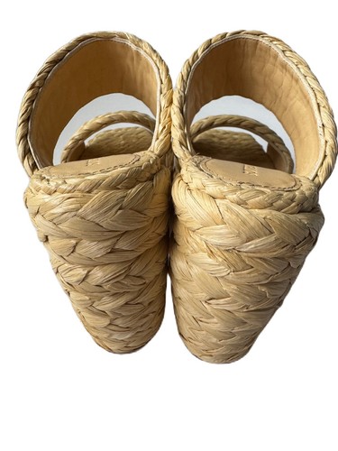 Pre-owned Bottega Veneta Canalazzo Sandal Trinity Weave Cane Sugar Size 40 Nwb In Beige