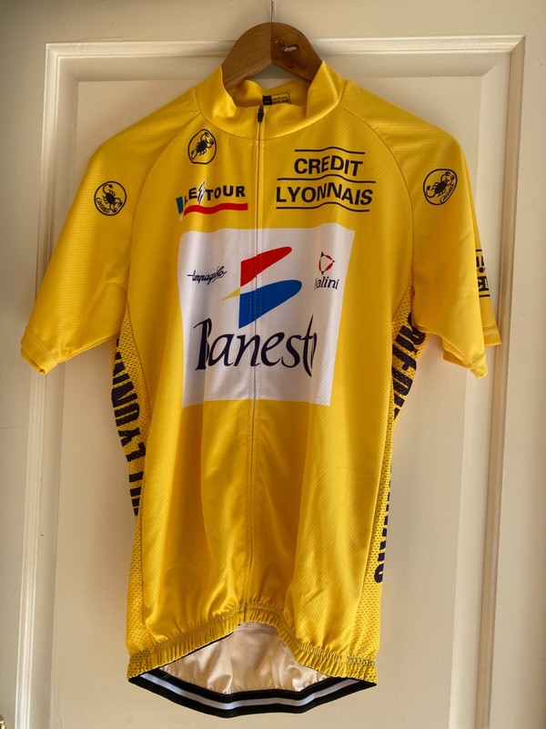 Maillot Cycling Replic Velo Jersey Banesto 1991 J Miguel Indurain Xl