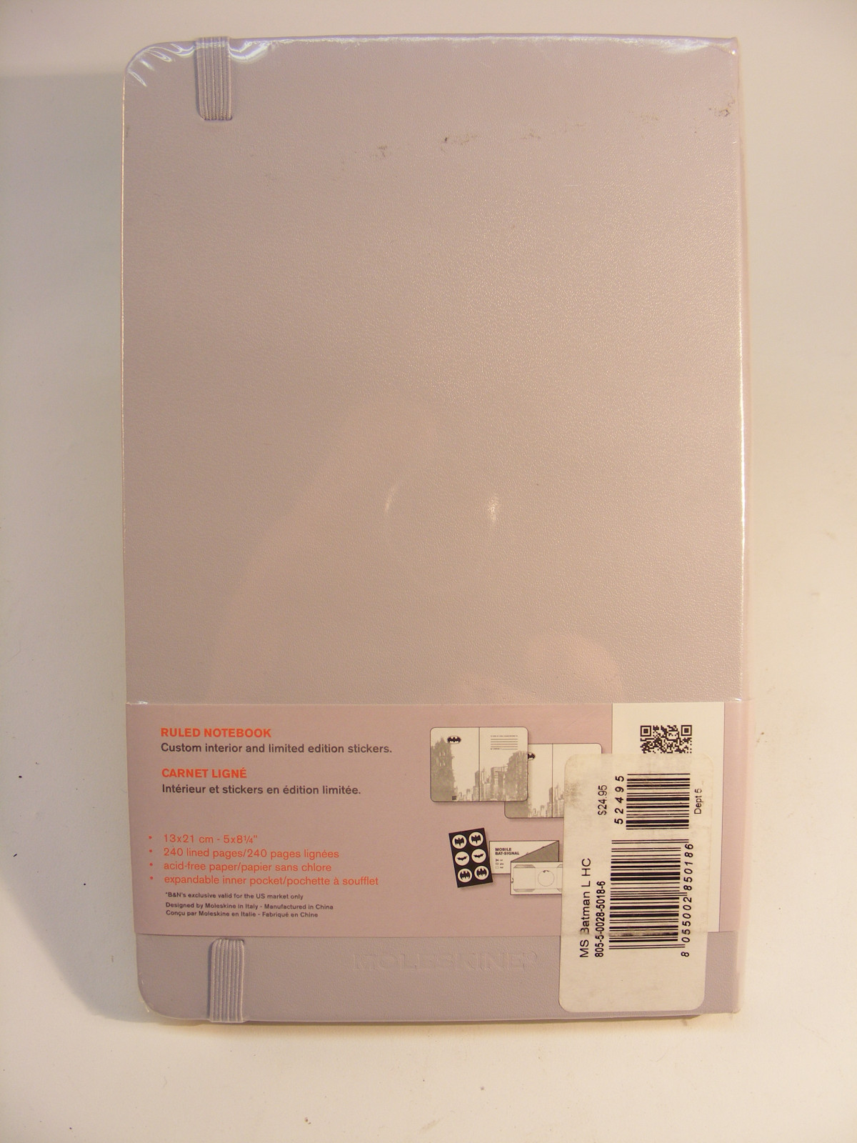 JOKER batman DC COMICS  limited edition Moleskine Ruled Notebook 5.25x8.25 NEW