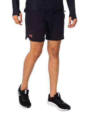 

Мужские шорты Under Armour Vanish Woven 6 с рисунком, черные, Черный, 1379280-002
