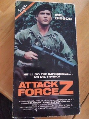 Attack Force Z (VHS) 1987 mel gibson action tested