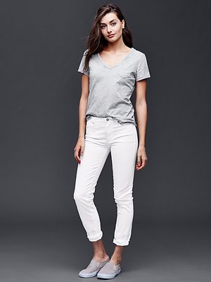 GAP 1969 AUTHENTIC BEST GIRLFRIEND  WHITE DENIM JEANS SOLD OUT FALL16 (Best White Denim Jeans)