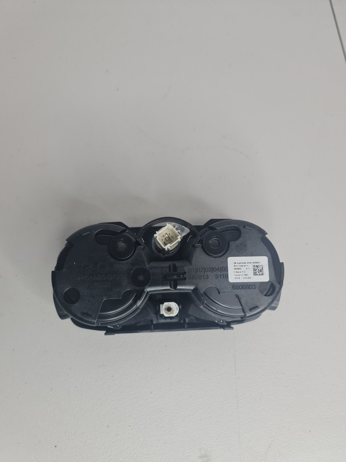 0 Bmw M3 G80/81/82/83 COMPETITION OEM CUP HOLDER ASSEMBLY W/ 12V CHARGER USB PLUG image 5