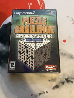 Puzzle Challenge: Crosswords and More (Sony PlayStation 2, 2006) CIB SEALED BOX