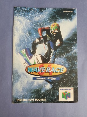 Nintendo N64 Wave Race 64 Instruction Booklet instructions manual Only
