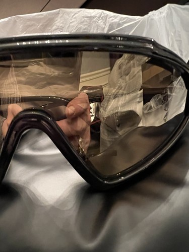 Pre-owned Tom Ford Lorna Ski Mask Style Sunglasses Photochromatic In Box Msrp $630 In Brown